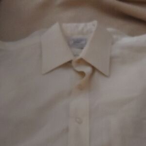 Men's Cream Dress Shirt